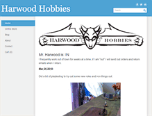 Tablet Screenshot of harwoodhobbies.com